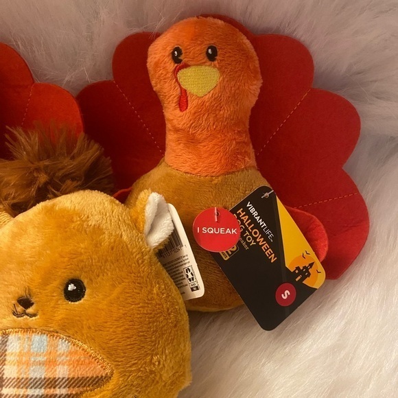 Vibrant Life Dog Toys Turkey And Squirrel Fall Bundle Lot Of Three‎ Pet Toy - Picture 4 of 5